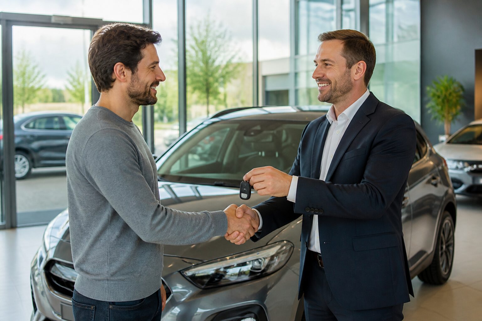 Reprise d'une voiture chez un garage en Belgique